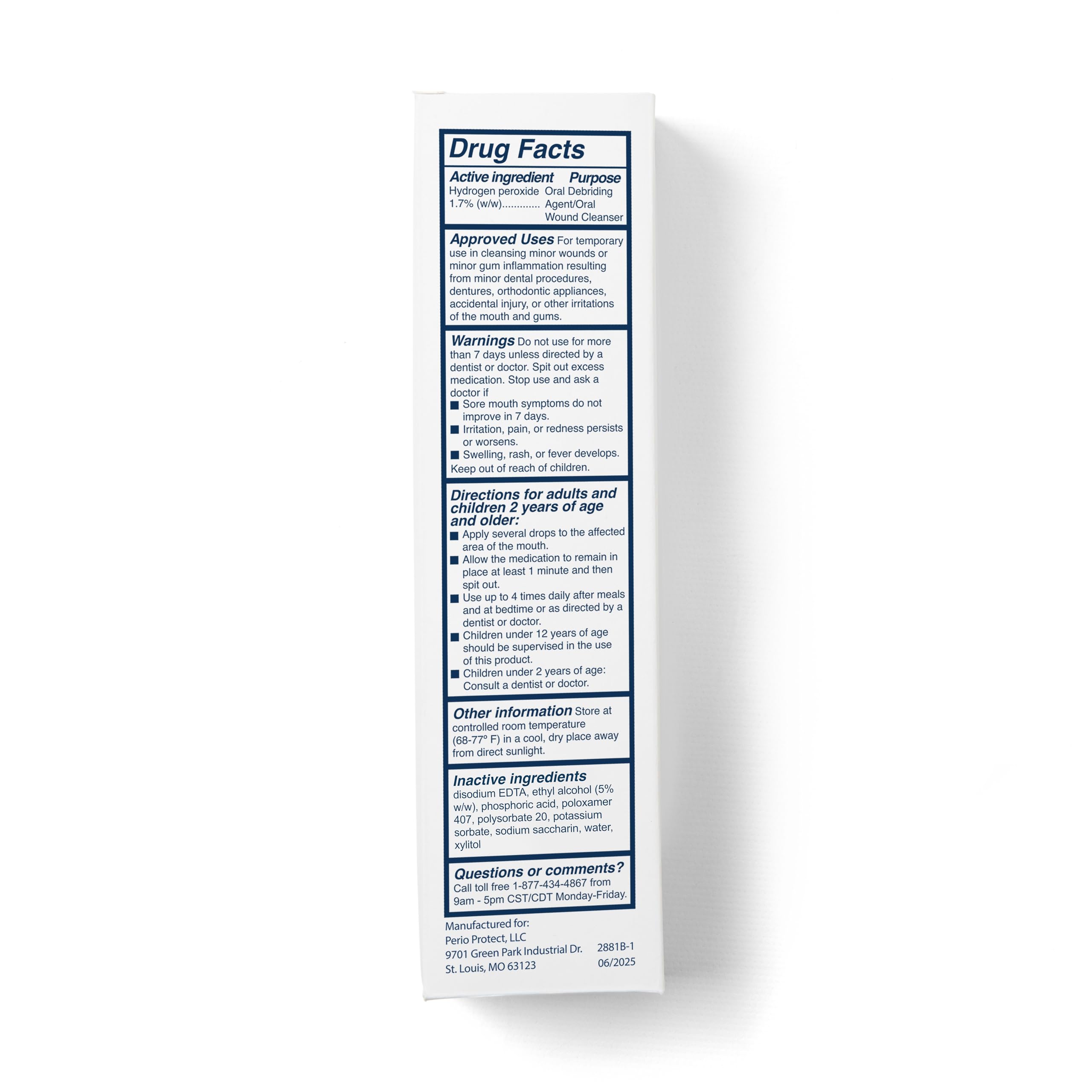 Perio Protect PerioGelX aplicador con gel en primer plano, textura clara para aplicación precisa