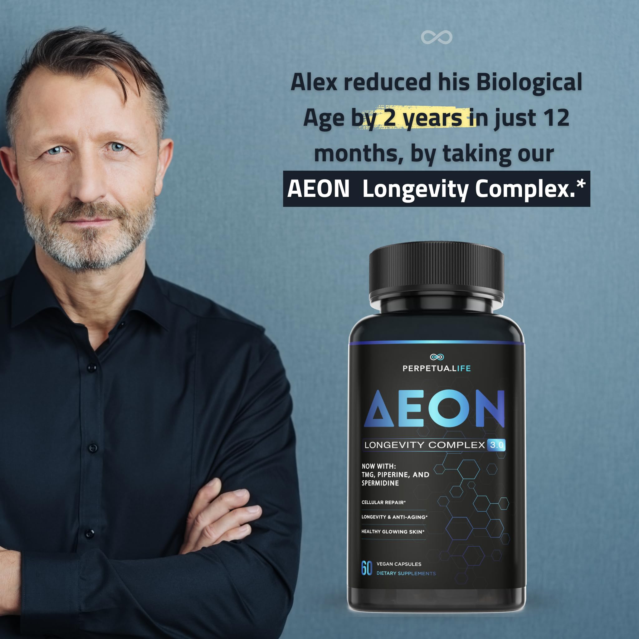 PERPETUA.LIFE AEON comparación de tamaño para apreciar escala