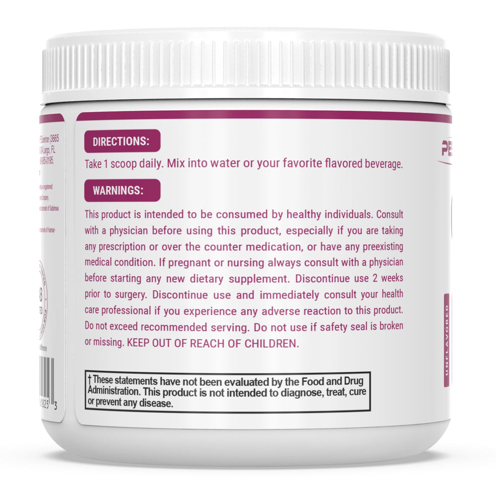 PEScience envase Complete-GI en encimera junto a frutas y batido saludable