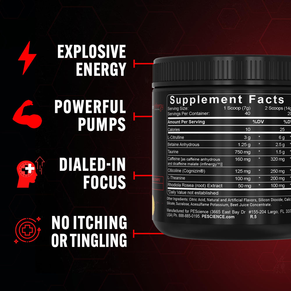 PEScience Prolific mezclado en vaso listo para consumo y energía sostenida