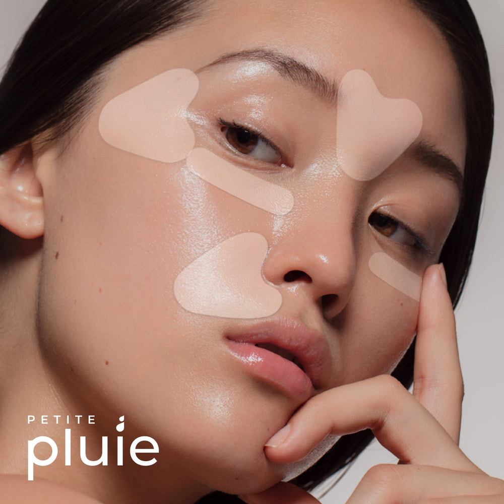 PETITE PLUIE parche aplicado en rostro nocturno, mantiene piel lisa