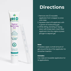 pH-D etiqueta con ingredientes clave y libre de parabenos