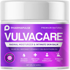 Envase Pharmapulse Vaginal Moisturizer frente mostrando tamaño 2 oz y aplicación segura