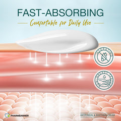 PHARMBANNER etiqueta con ingredientes activos y beneficios visibles