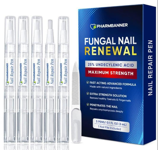 PHARMBANNER envase frontal del kit mostrando etiqueta y tamaño práctico