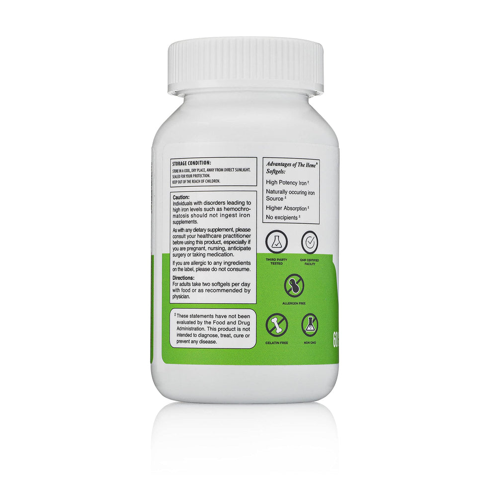 Pharmvista TheHeme cápsula en mano mostrando tamaño y escala práctica
