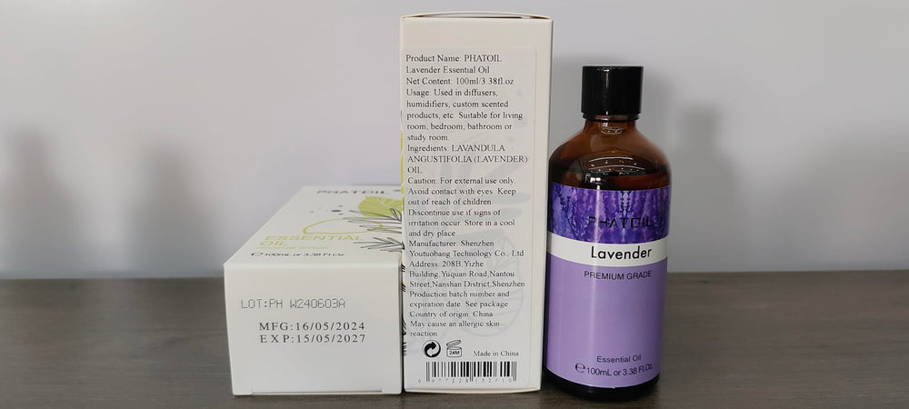 PHATOIL comparacion de escala con 100 ml para referencia de uso