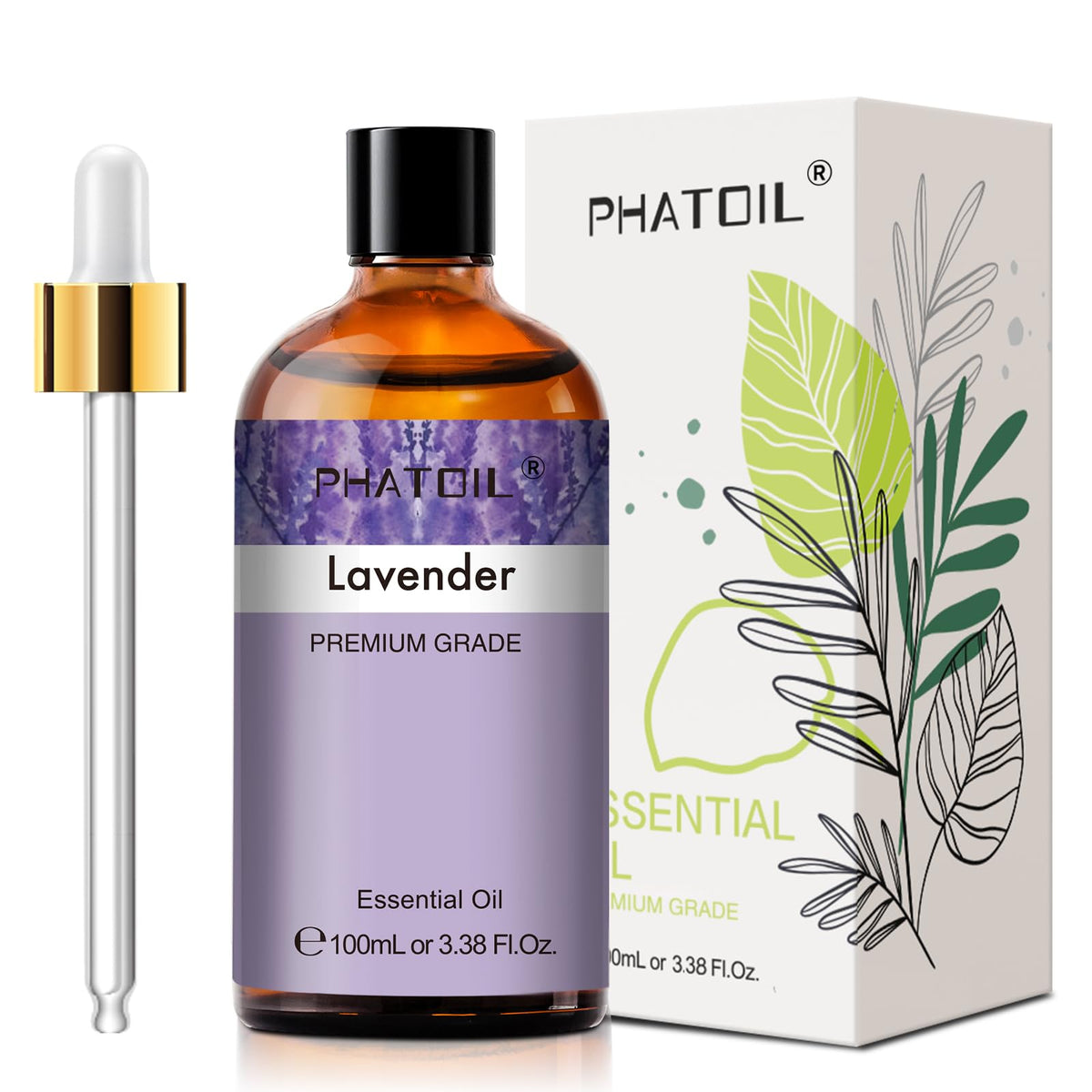 PHATOIL botella frontal 100 ml proteccion U/V para conservar aroma