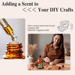 PHATOIL botella junto a un difusor en funcionamiento para crear ambiente relajante
