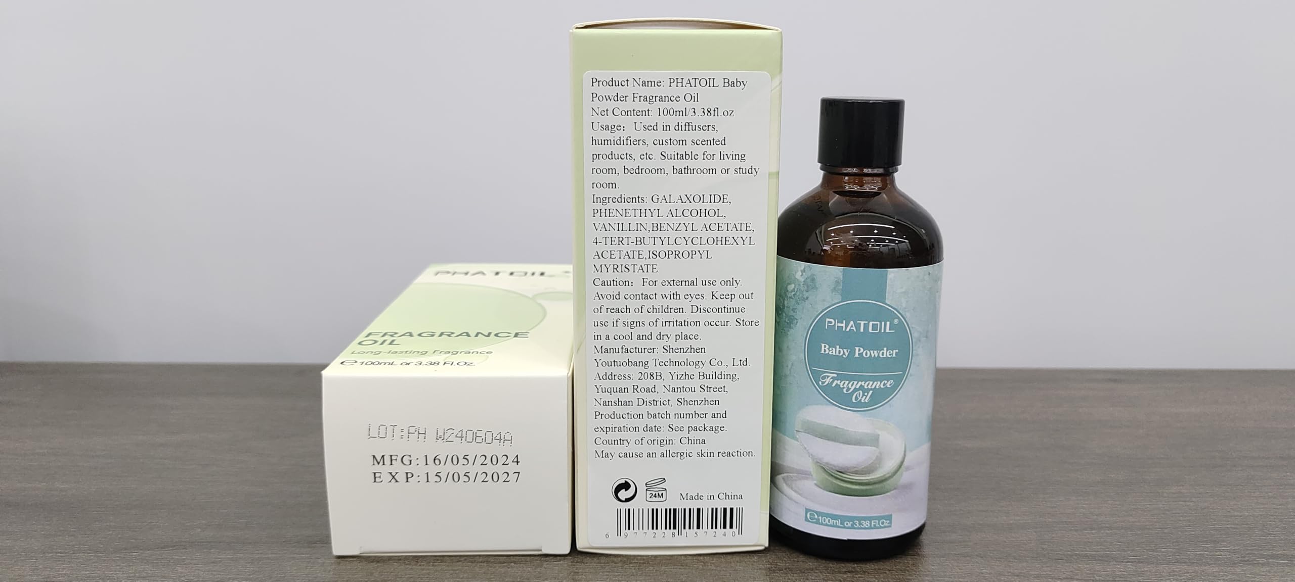 PHATOIL ambientando habitación de bebé con aroma limpio y reconfortante