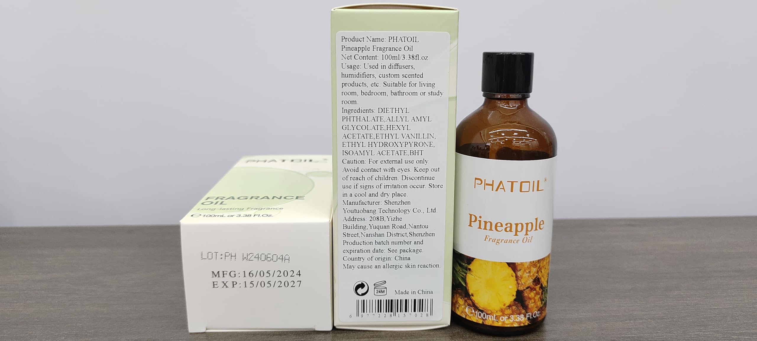 PHATOIL caja de regalo con frasco lista para regalar en ocasiones especiales