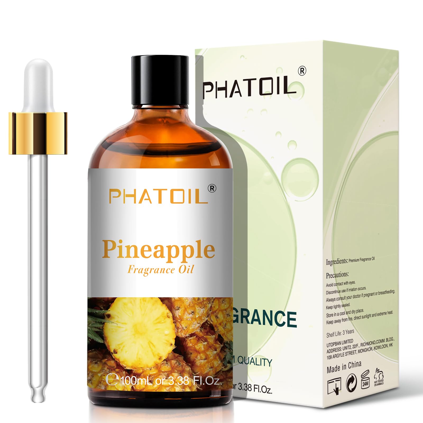 PHATOIL detalle del gotero facilitando medición precisa del aroma