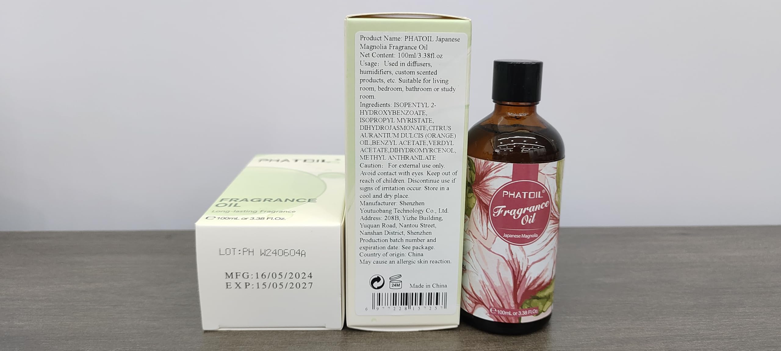 PHATOIL escena de baño estilo de vida que transmite relajación floral