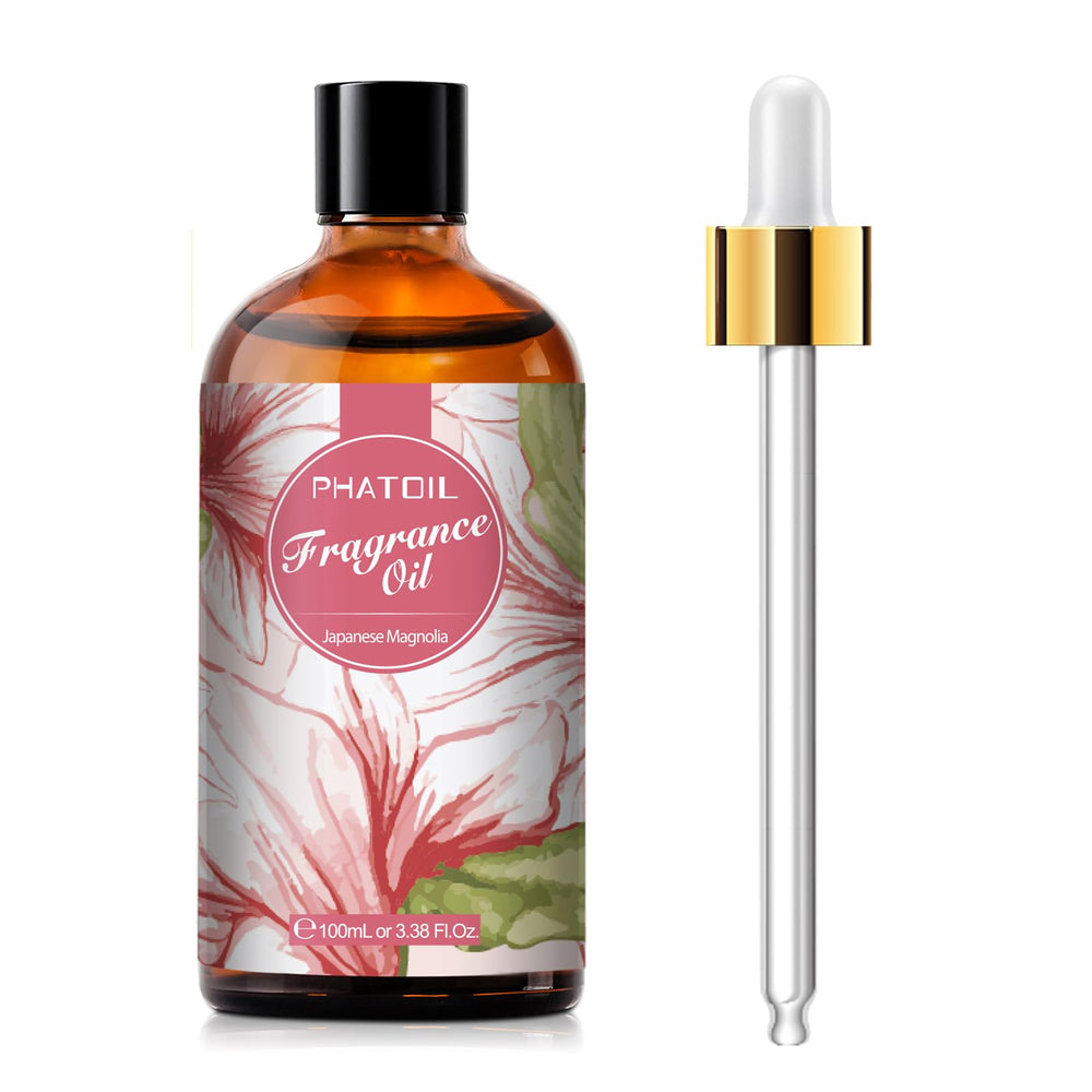 PHATOIL frasco frontal magnolia muestra protección UV y fácil uso