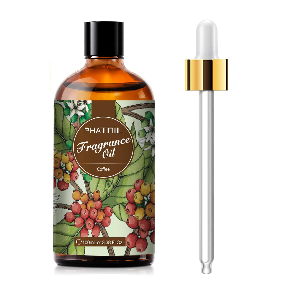PHATOIL frasco frontal con etiqueta clara y protección UV para conservar aroma