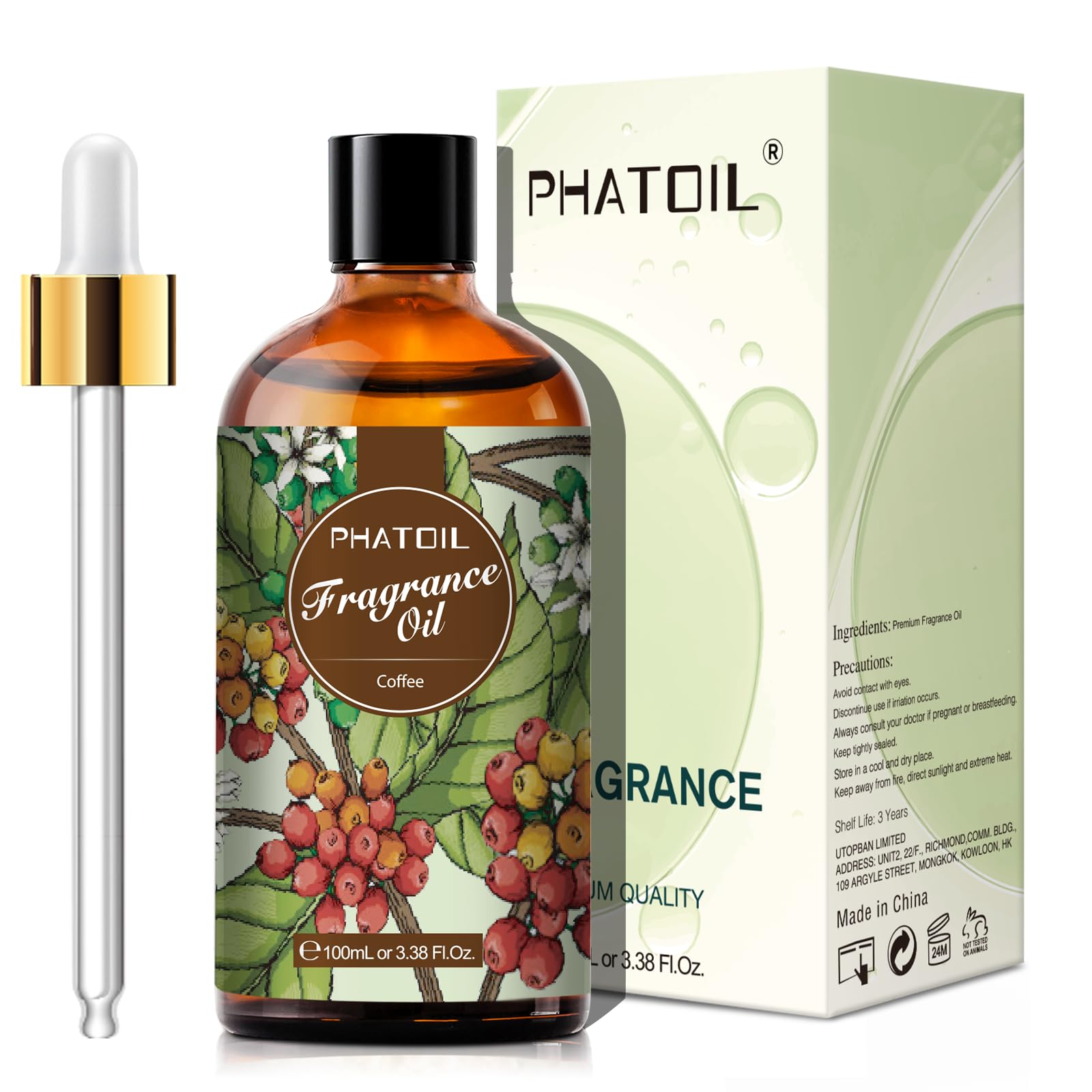 PHATOIL gotero en mano mostrando dosificación precisa y seguridad al verter