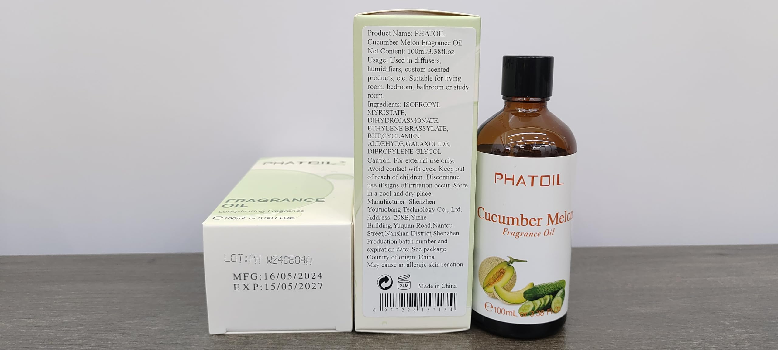 PHATOIL instrucciones visibles para uso seguro y mejores resultados