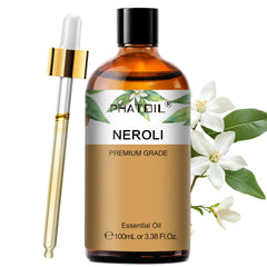 PHATOIL frasco delantero de aceite de neroli mostrando presentación y pureza