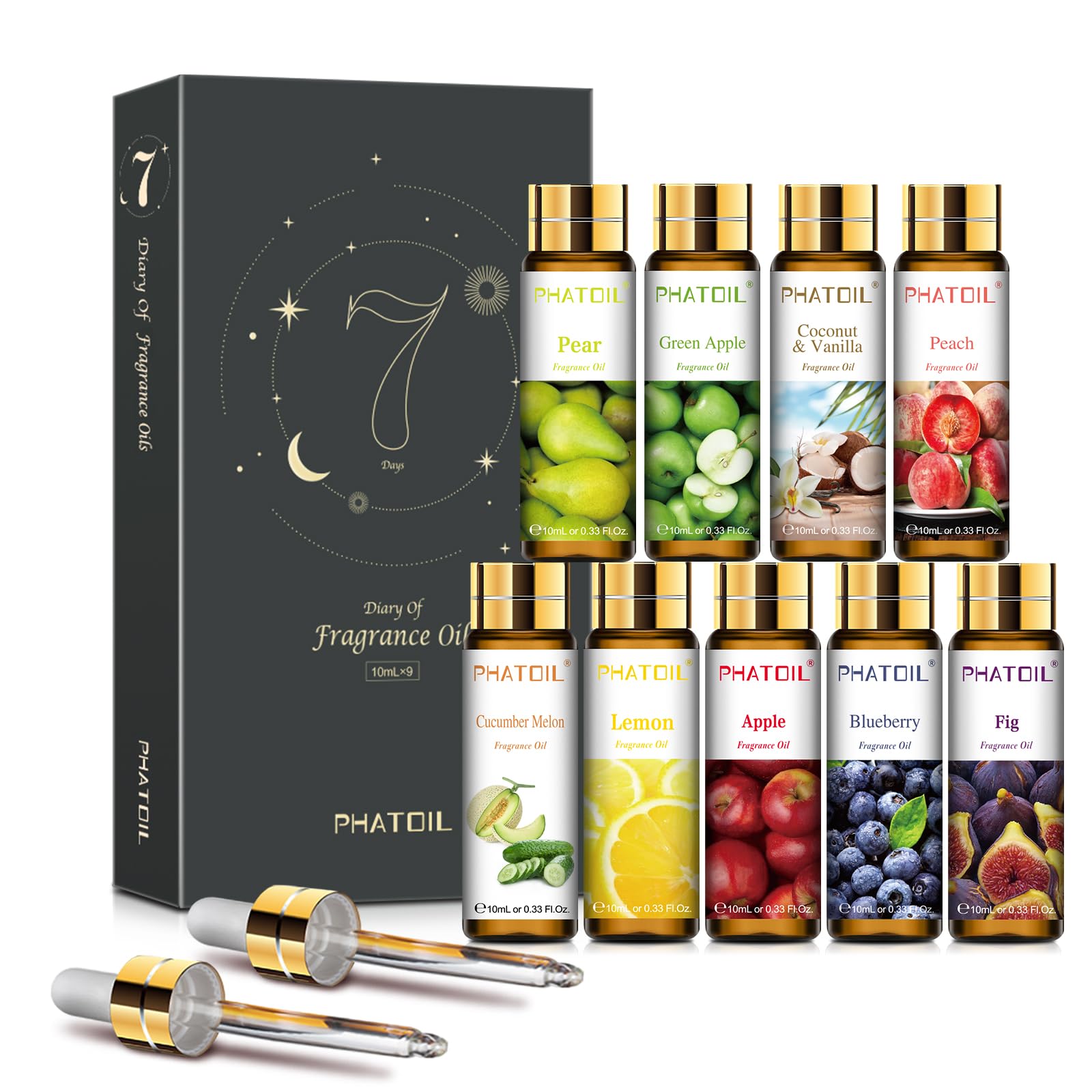 PHATOIL set frutal presentación elegante útil para regalo