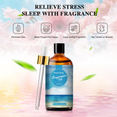 PHATOIL aceite Sea Breeze en difusor emitiendo aroma refrescante