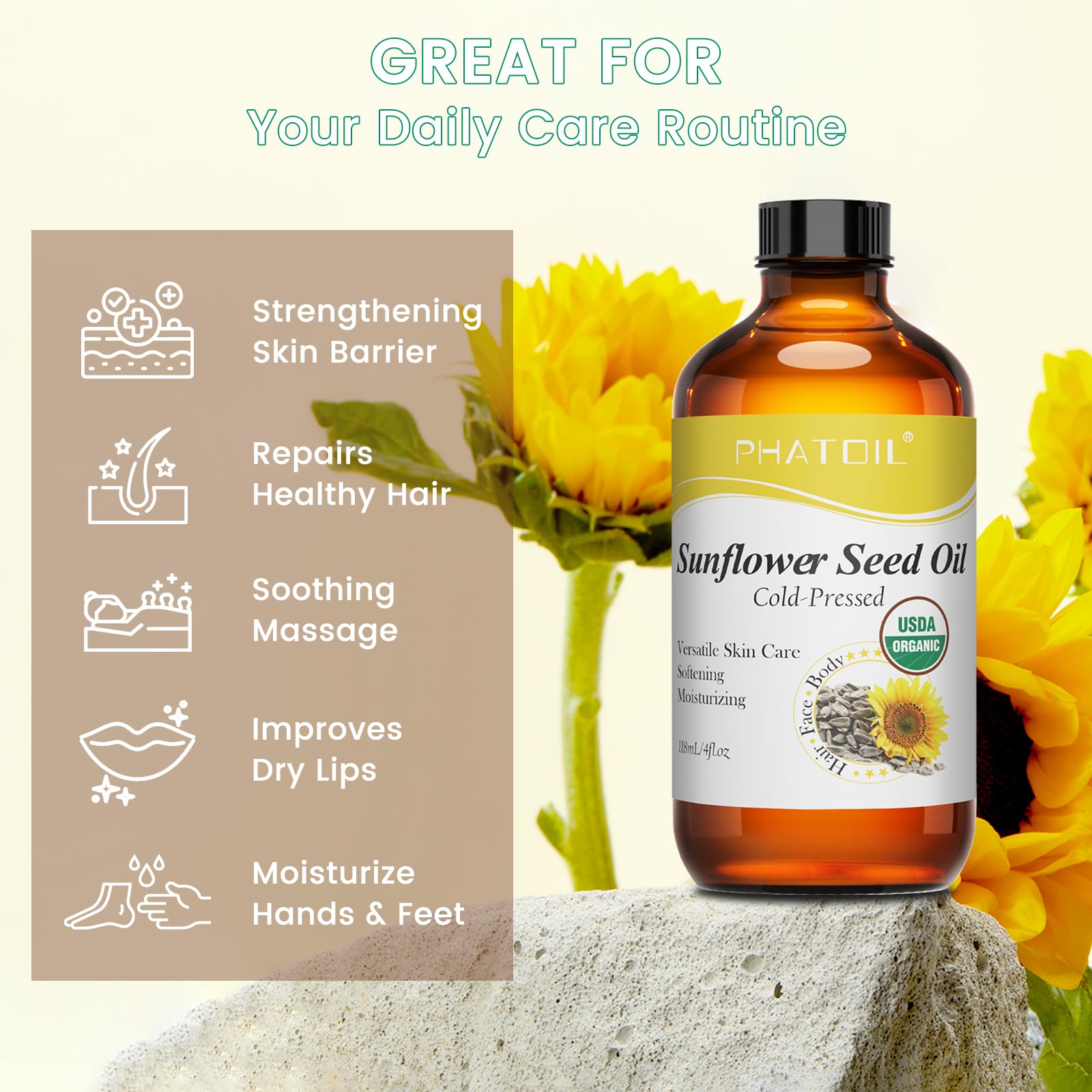 PHATOIL masaje corporal con aceite para nutrición profunda