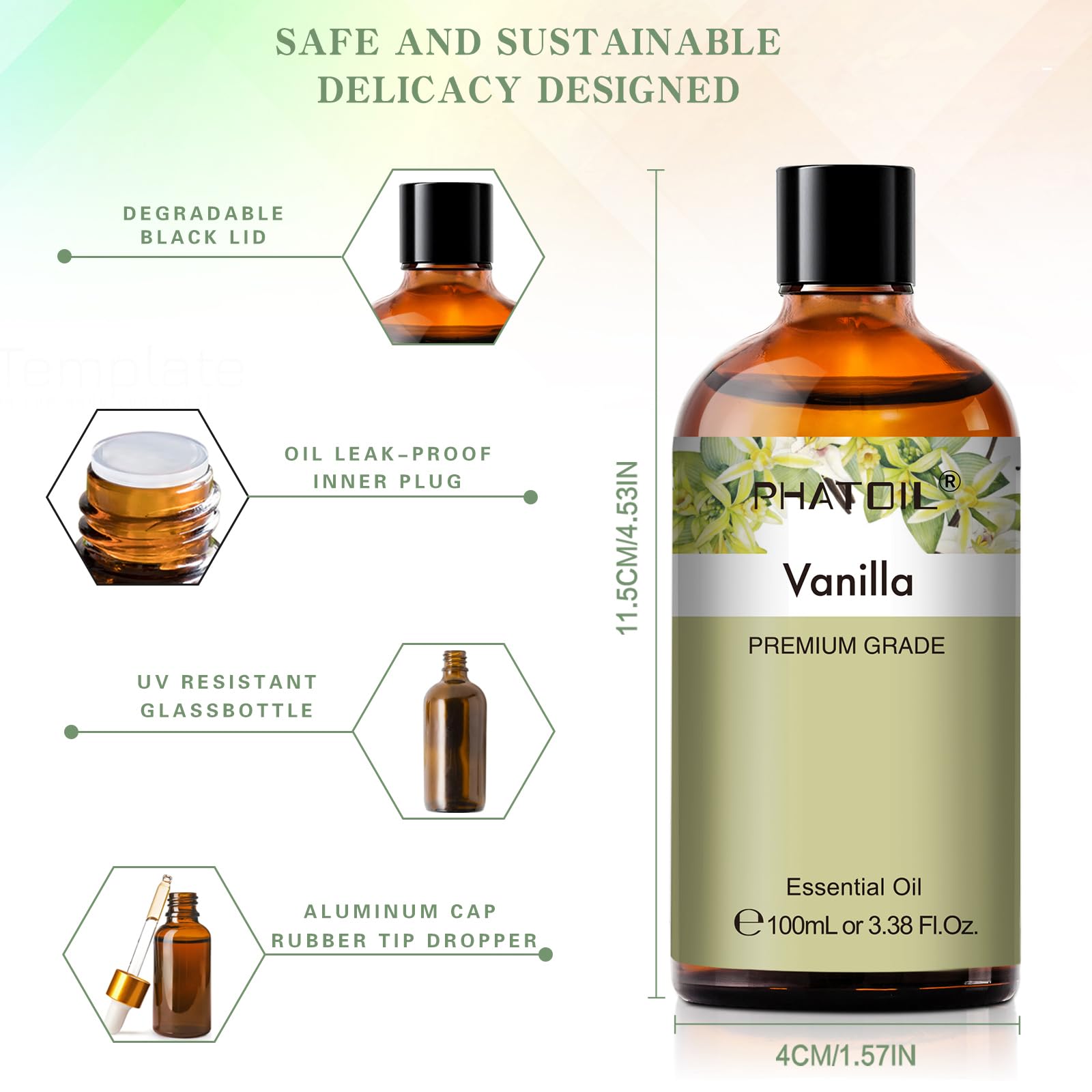 PHATOIL aceite añadido a jabón artesanal para aroma natural y estable
