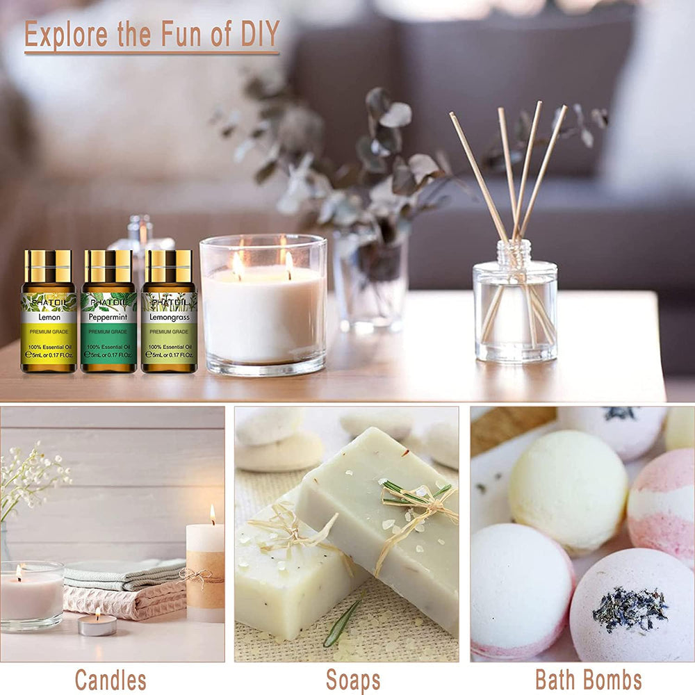 PHATOIL varilla de madera difusora, difunde aroma sin electricidad