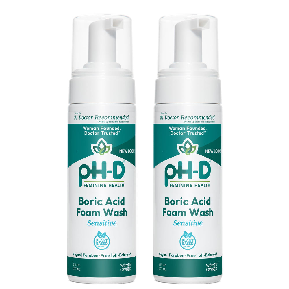 pH‑D frontal del pack de dos botellas mostrando diseño y beneficio de frescura