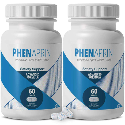 PhenAprin frente del envase mostrando diseño y beneficio de control del apetito