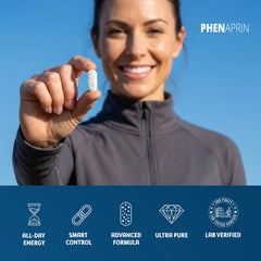 PhenAprin certificado GMP y análisis de terceros para seguridad