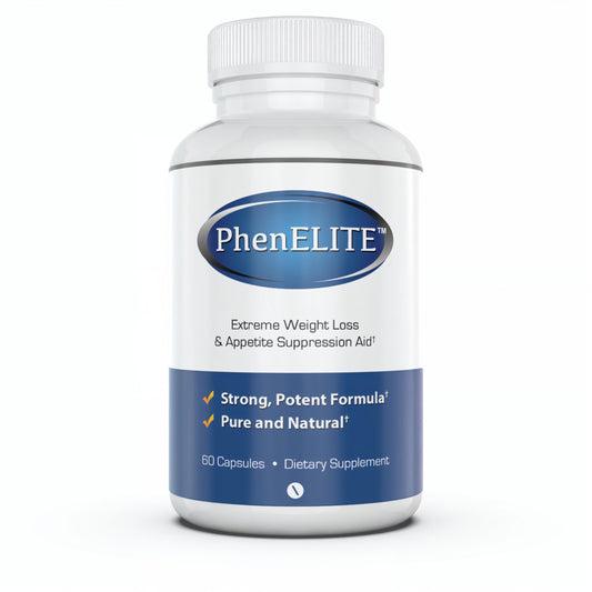 Phenelite envase frontal mostrando diseño y beneficio control apetito