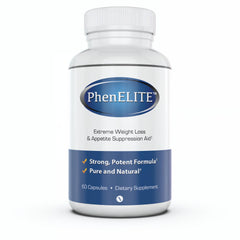 Phenelite envase frontal mostrando diseño y beneficio control apetito