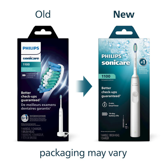 Philips Sonicare 1100 con cabezal C1 Simply Clean para eliminación superior de placa