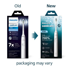Philips Sonicare 4100 cabezal C2 mostrando cerdas suaves para limpieza profunda