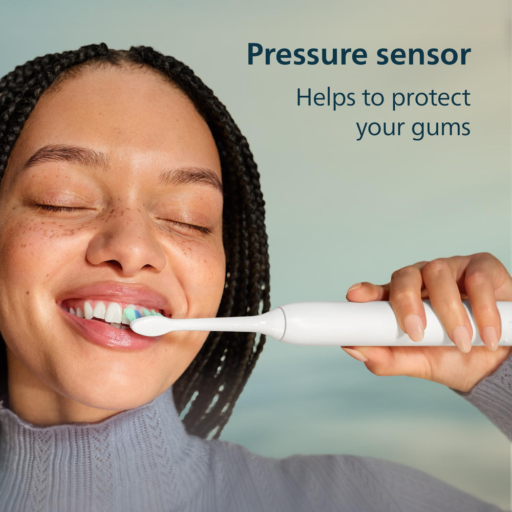 Philips Sonicare 4100 estuche para cabezales útil para viajes y almacenamiento