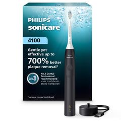 Philips Sonicare 4100 frontal mostrando diseño moderno y limpieza efectiva