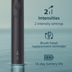 Philips Sonicare mango ergonómico sostenido en mano para cepillado controlado