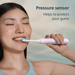 Philips Sonicare 5950 estuche de viaje abierto protegiendo el mango
