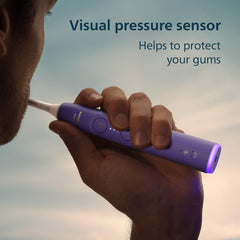 Philips Sonicare 6500 panel con modos e intensidades que personalizan el cepillado