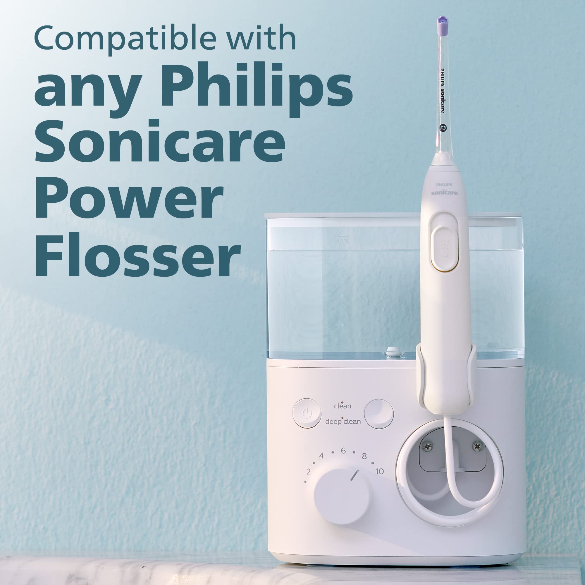 Philips Sonicare comparación de tamaño con un cepillo de dientes estándar