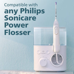 Philips Sonicare comparación de tamaño con un cepillo de dientes estándar