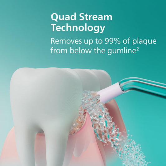 Philips Sonicare boquillas Quad Stream y estándar, acceso a espacios interdental