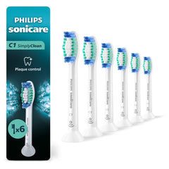 Philips Sonicare vista frontal del empaque que muestra ahorro y suministro