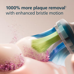Detalle del respaldo suave Philips Sonicare que protege encías sensibles