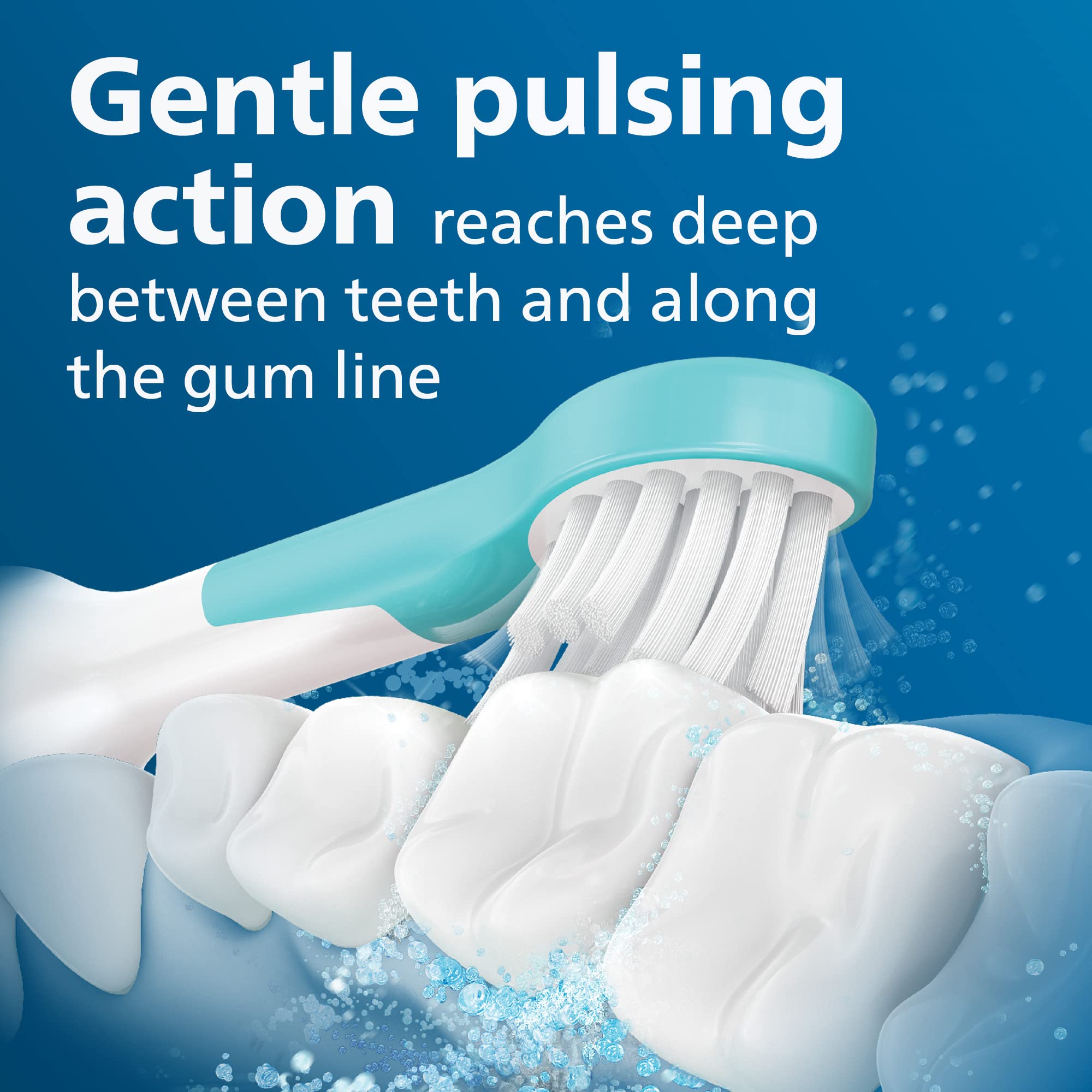 Philips Sonicare cabezal compacto con goma, limpieza suave y segura