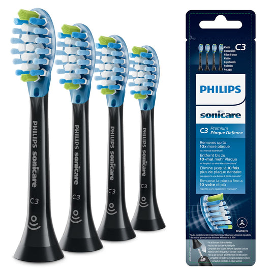 PHILIPS Sonicare vista frontal del cabezal en su empaque que aporta recambio confiable