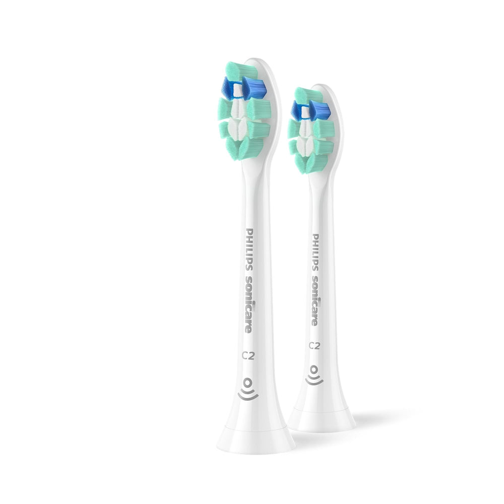Philips Sonicare cabezal frontal paquete mostrando diseño y beneficio limpieza profunda