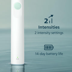 PHILIPS Sonicare cargador USB mostrando autonomía para viajes