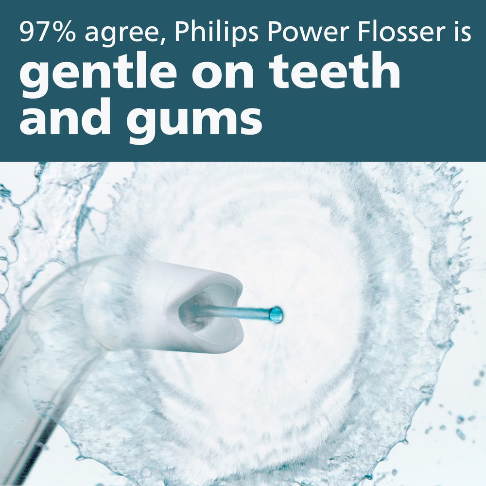 Philips Sonicare detalle de la punta de goma suave que ofrece mayor comodidad