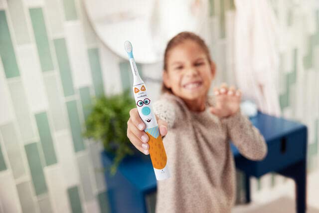 Philips Sonicare comparación de tamaño, ideal para bocas infantiles